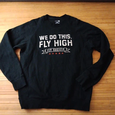 Sudadera grande Fly Society We Do This Fly cuello redondo alto Foto 1 de 3