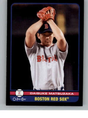 2009 O-Pee-Chee Black #375 Daisuke Matsuzaka (ref 145688) - Image 1 of 2