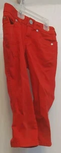Justice Red Capris Child's Sz 7 Slim - Picture 1 of 8