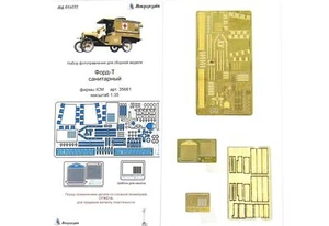 1/35 Ford-T 1917 'Ambulance' (ICM) Photo-etched detailing kit - Picture 1 of 7