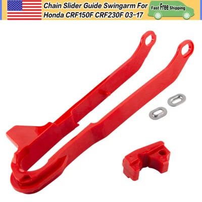 Kit de protección guía deslizante de cadena basculante para Honda CRF150F 2003-2005 CRF230F 03-19 Foto 1 de 4