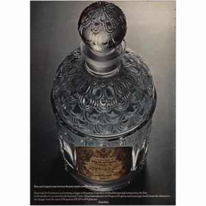 1966 Guerlain: Cant Appreciate Its True Beauty Vintage Print Ad - Picture 1 of 1