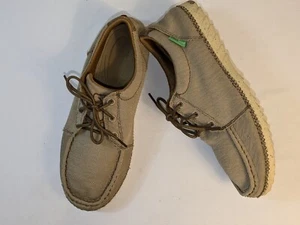 Twisted X ZeroX Women's EcoTWX Boat Shoes Khaki 8M WZX0004 Glueless Washable - Picture 1 of 14
