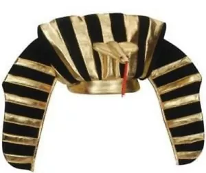 EGYPTIAN ASP HEADPIECE PHAROAH KING TUT - Picture 1 of 1