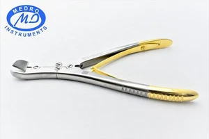 REILL TC PIN & WIRE CUTTER 7" DOUBLE ACTION CURVED ANGLED, ORTHOPEDIC PLIERS - Picture 1 of 24