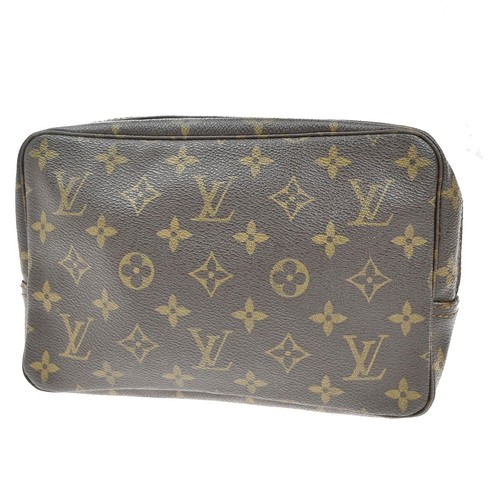 LOUIS VUITTON（LV） LOUIS VUITTON Trousse Toilette 23 pochette borsa a mano monogramma marrone M47524 39YH490