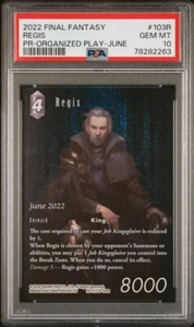 2022 Final Fantasy PR-Organized Setzer Regis #103R PSA 10 Only 4 Known - Picture 1 of 3