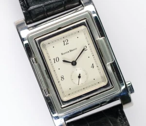 Rainer Brand Uhr WM RB 5 Giro Wendeuhr Handaufzug 31mm Unisex Edelstahl - Picture 1 of 9