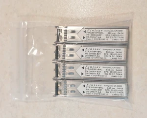 4PCS FINISAR / Compaq 1000Base-SX SFP LC Transceiver Module 850nm Multimode MMF - Picture 1 of 3