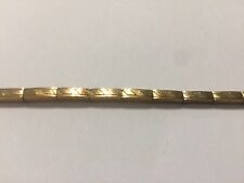 REVERE Gold Tone Stainless Steel Link Watchband, 6mm, 5"