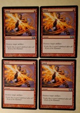 4x Smelt M13 MtG x4 Playset magic 13 Red Staple commander/modern/legacy