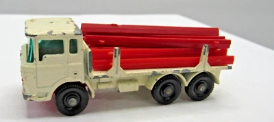 Vintage Matchbox Lesney No. 58 Girder Truck With Rails / Track #C5-106 - Image 1 of 4