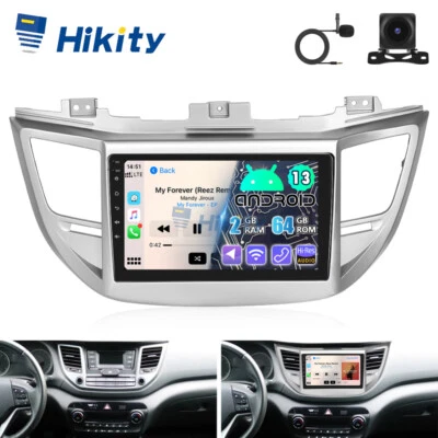 2+64GB CarPlay Android15 Autoradio Für Hyundai Tucson 2015-2018 GPS Navi +Kamera - Bild 1 von 4