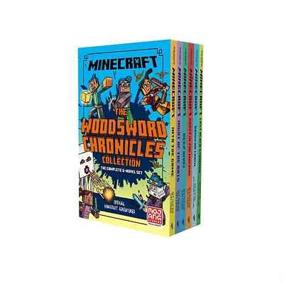 MINECRAFT Woodsward Chronicles 6 Books Boxed Set  By Mojang Brand New and Sealed - image 1 of 3