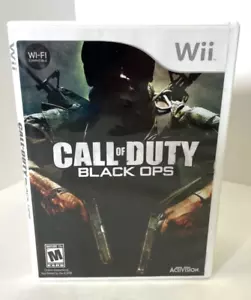 ✅ NINTENDO WII CALL OF DUTY: BLACK OPS : CASE and MANUAL ONLY - Picture 1 of 5