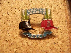 2007 Chicago White Sox Los Angeles Angels Spring Training Cactus League pin - Picture 1 of 3
