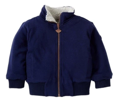 Appaman L7711 Boy's Blue Galaxy Faux Shearling Lined Jacket Size 18-24 months - Image 1 of 3