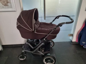 Teutonia Kinderwagen Mistral S Braun mit Graphite Gestell - Bild 1 von 7