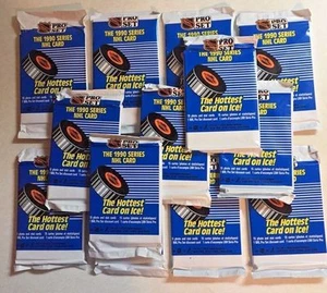 144 paquetes - 1990 conjunto profesional de hockey paquetes sellados de 15 tarjetas 2160 tarjetas - Imagen 1 de 1