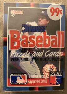 1988 Donruss Baseball Cello Pack Tommy John Yankees (Top) Frank Williams Reds (B