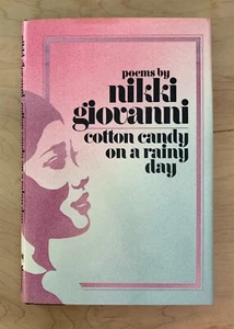 Nikki Giovanni / Cotton Candy On A Rainy Day / 1st/1st 1978 Morrow Hardcover - Imagen 1 de 5