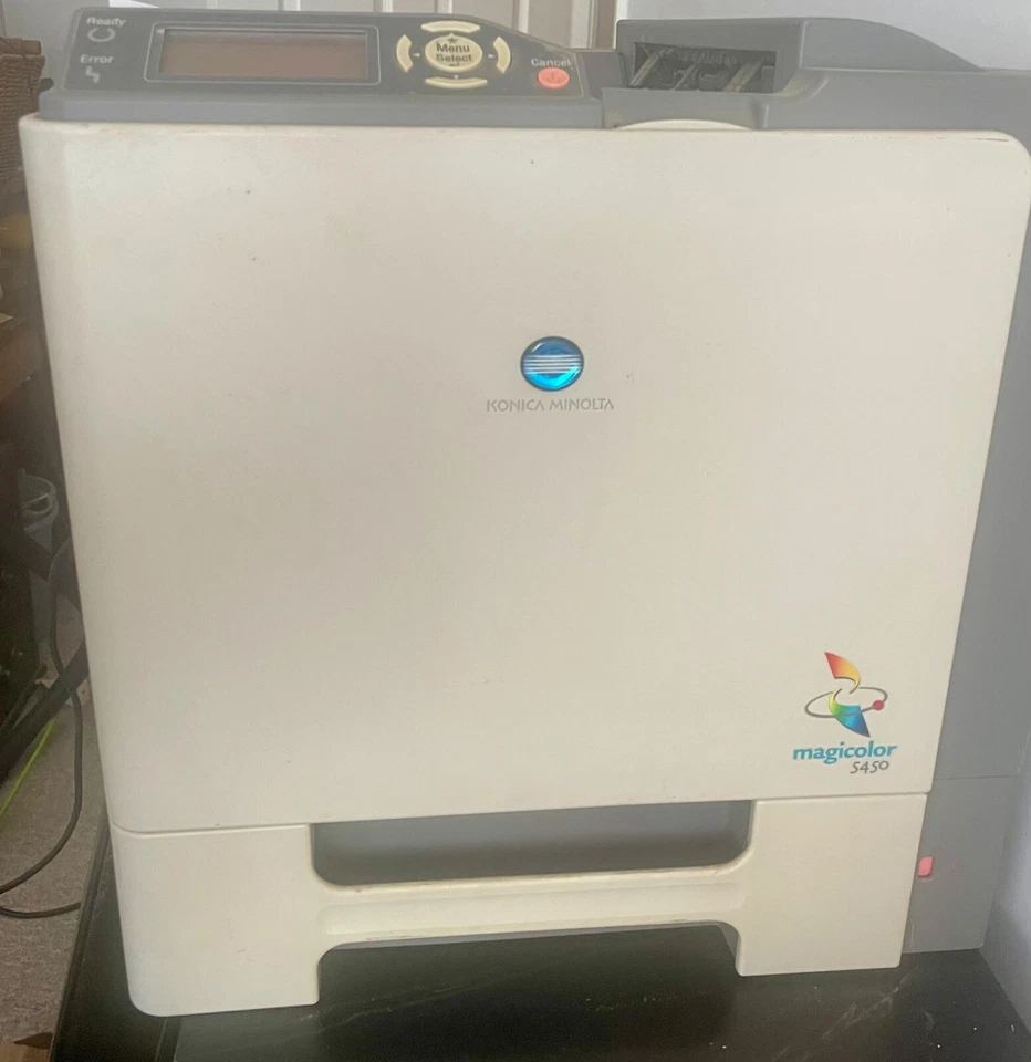 konica minolta magicolor 5450 colour laser printer - Image 1 of 4