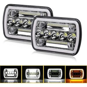 Wide Input Voltage Range LED Headlight 2x 7x6 Size for Chevy Express Cargo Van
