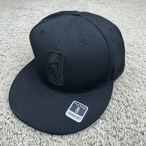 Gorra de lana vintage Reebok NBA ajustada para hombre 8 triple negra con logotipo en relieve 3D nueva de Lote Antiguo - Imagen 1 de 10