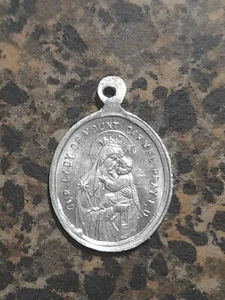 Our Lady of Mount Carmel Sweet Heart of Jesus lightweight Medal - Picture 1 of 4