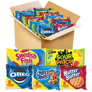 Nutter Butter, SOUR PATCH KIDS & SWEDISH FISH Cookies & Candy Variety Pack - Picture 1 of 9