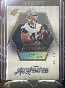 2006 SPX Football Anthony Fasano Autograph Cowboys /1299 RC - Picture 1 of 2