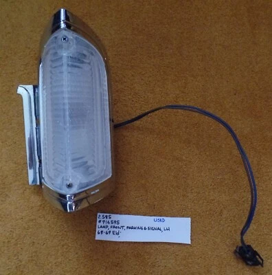 1968-69 Cadillac Eldorado LH Front Parking/Signal Lamp - Nice! - Image 1 of 4