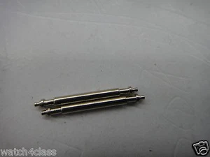 2 pcs silver color spring bar pin (FITS) Rolex 116234 Datejust OYSTER lug 20mm - Picture 1 of 4