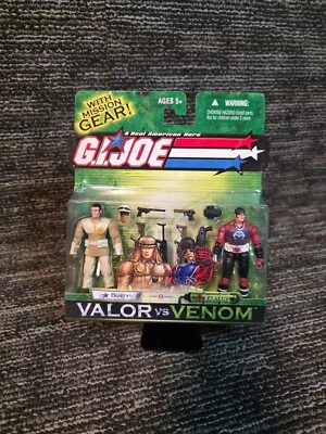 Экшн-фигурки GI Joe Venom vs Valor Dusty & Zartan 2003 Hasbro новые! - Изображение 1 из 4