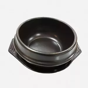 Crazy Korean Cooking Korean Stone Bowl (Dolsot), Sizzling Hot Pot for Bibimbap - Picture 1 of 4