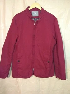 Chaqueta Para Hombre HEE GRAND Informal Calce Ajustado Roja con Cremallera Paisley Talla-ASIÁTICA-2XL n020 - Imagen 1 de 12