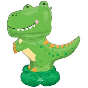 Amscan Anagram 4292311 - T-Rex Dinosaur AirLoonz Air-filled Foil Balloon - 54" - Foto 1 di 3