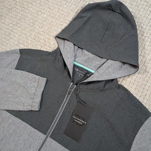 7 Diamonds Oxygenate Full Zip Hooded Golf Jacket Lightweight Quick Dry Mens Sm - Picture 1 of 18