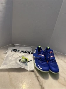 Nike Pole Vault Elite Track & Field Spikes Cleats Blue Men’s AA1204-400 Size 10 - Picture 1 of 12