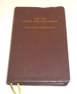 The UBS Greek New Testament Reader's Edition with Textual Notes (2010) READ - Picture 1 of 13