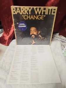 BARRY WHITE CHANGE FZ 38048 Vinyl Record Album Lp VG - Picture 1 of 7