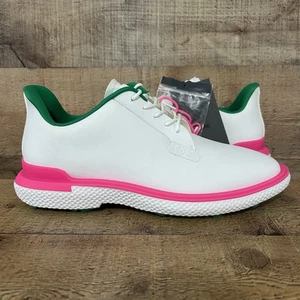G/Fore G4 Gallivan2r TPU Golfschuh Sneaker Herren 12,5 weiß pink limette einfarbig NEU - Bild 1 von 14