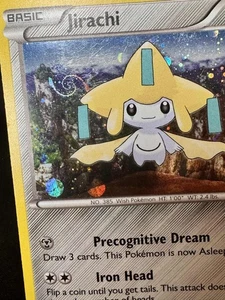 Jirachi - XY195 Black Star Promo (2014) Holo - GALAXY SWIRL - Picture 1 of 4
