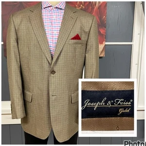 Joseph & Feiss Blazer Jacket Sport Coat Mens 48R Silk Wool Classic Fit - Picture 1 of 11