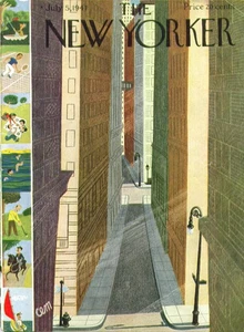 New Yorker cover Martin men on summer vacation 7/5 1947 - Picture 1 of 1