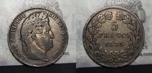France 1833 B 5 Francs - Picture 1 of 7