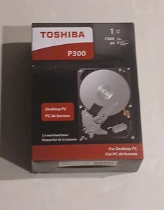 Toshiba HDWD110 P300 1TB 3.5" SATA III (6.0Gb/s) Desktop Hard Drive - Sealed - Picture 1 of 1