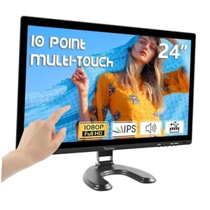 Touchscreen Monitor, IPS FHD 1080P Touch PC Display with 24 Inch 75hz Touch - Picture 1 of 7