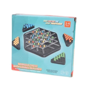 Chain Triangle Chess Duel Board Strategy Game For Kids And Adults Fun Logic _si - Picture 1 of 9