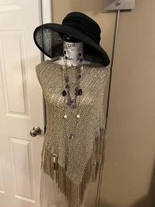 Ralph Lauren Black Label Gold Shawl Sweater - M/L - Picture 1 of 6